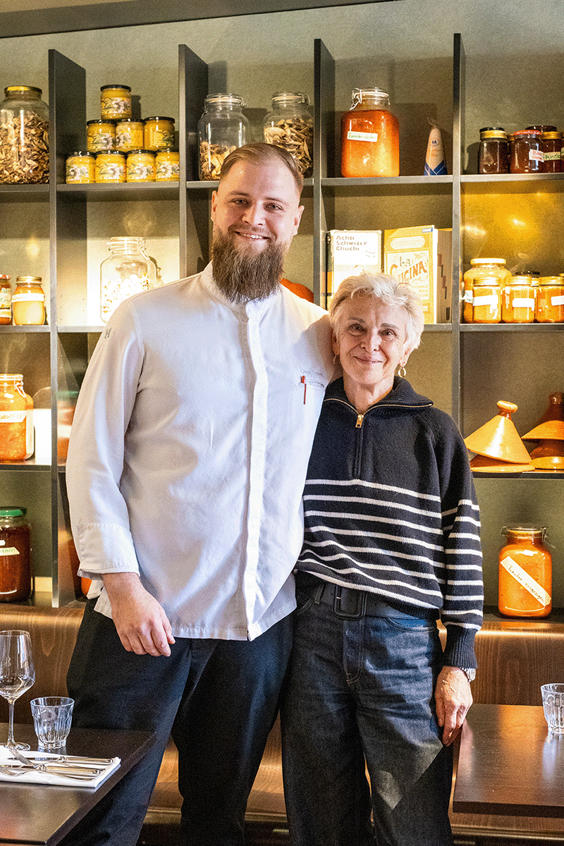 Pia Campnovo und Otto Simon, Restaurant Hotel Baseltor Solothurn, Bild: Nils Kurth